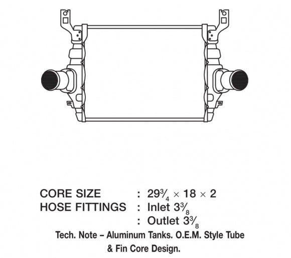 1999-2003 7.3 Powerstroke CSF Replacement Intercooler