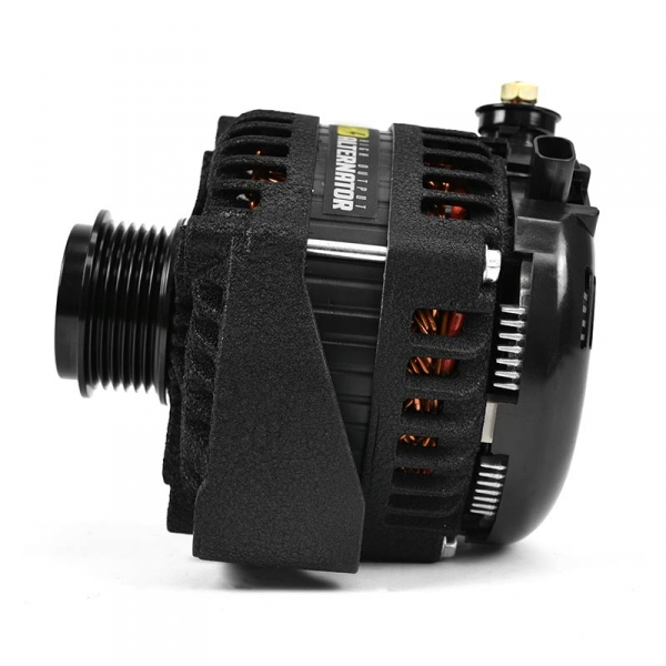 2011-2019 GM 6.6L Duramax Wrinkle Black HD High Output Alternator XD350