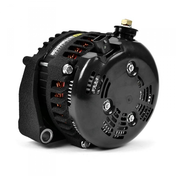 2011-2019 GM 6.6L Duramax Wrinkle Black HD High Output Alternator XD350