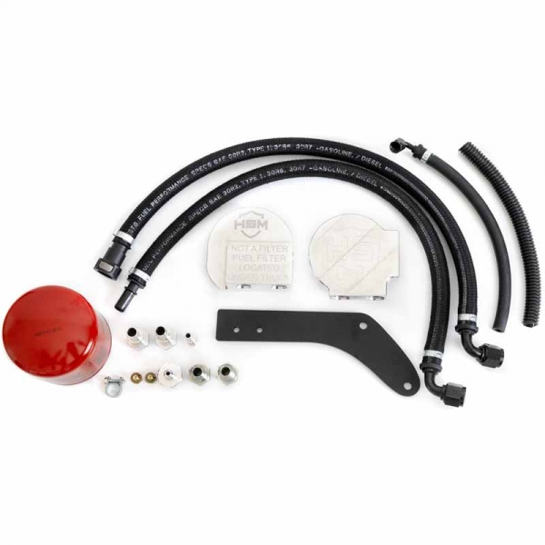 2011-2015 6.7 POWERSTROKE H&S MOTORSPORTS 121012 UPPER FUEL FILTER RELOCATION KIT