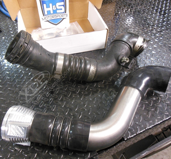 2011-2016 FORD 6.7L POWERSTROKE (COLD SIDE) H&S MOTORSPORTS 122004 INTERCOOLER PIPE UPGRADE (RAW)