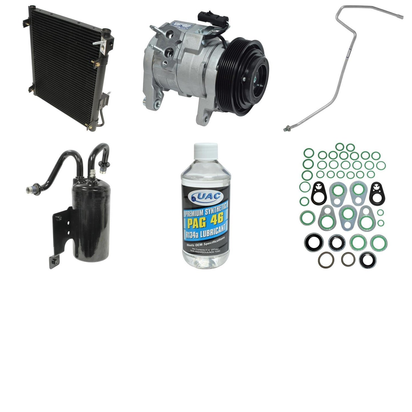 2003-2008 Dodge Ram 5.9L Universal Air Conditioner Compressor Kit KT4900A