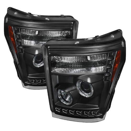 2011-2016 Spyder Black LED Halo Projector Headlights 5070272