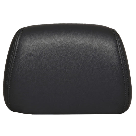 2011 Lariat - Passenger side Headrest Cover - Charcoal Black with Contrasting Steel Gray Stitching - All Vinyl