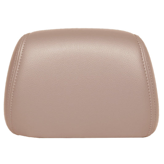 2011 Lariat - Driver Side Headrest Cover - Adobe with Contrasting Black Stitching - All Vinyl