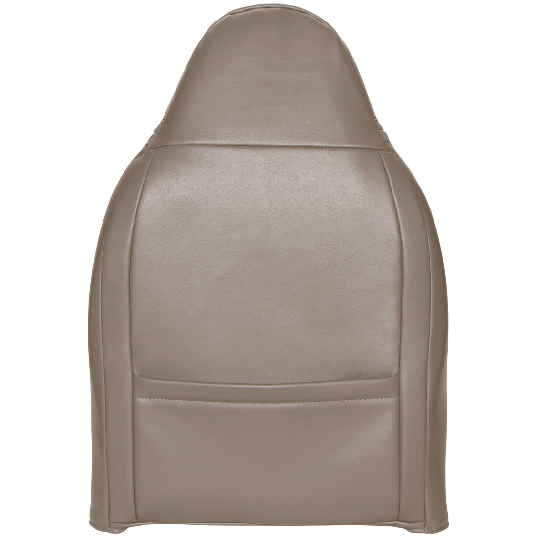 2000 Lariat Crew Cab - Driver Side Top Cover - Bucket or 40/20/40 Seats - Prairie Tan Tan Leather/Vinyl. Back of Seat Top Cover Has Vinyl with Vinyl Pocket