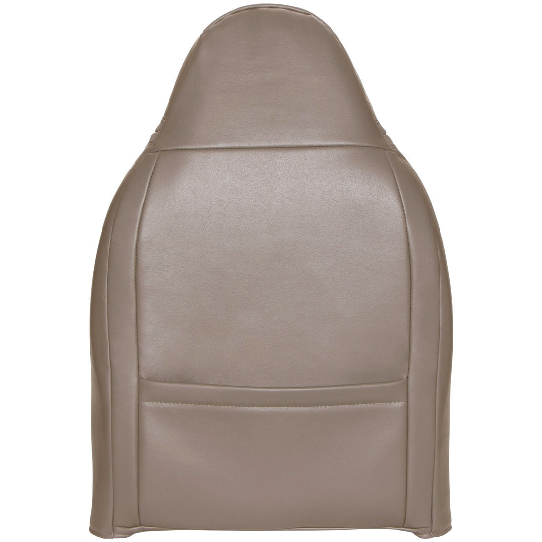 2000 Lariat Crew Cab - Passenger Side Top Cover - Bucket or 40/20/40 Seats - Prairie Tan Leather/Vinyl. Back of Seat Top Cover Has Vinyl with Vinyl Pocket