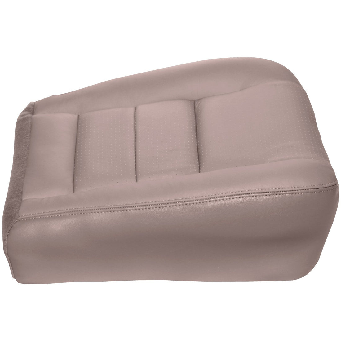 2002-2007 Crew Cab Lariat - Passenger Bottom Cover - Medium Parchment - OEM Material Config. Leather/Vinyl - with Ford Euro Perf Center Inserts