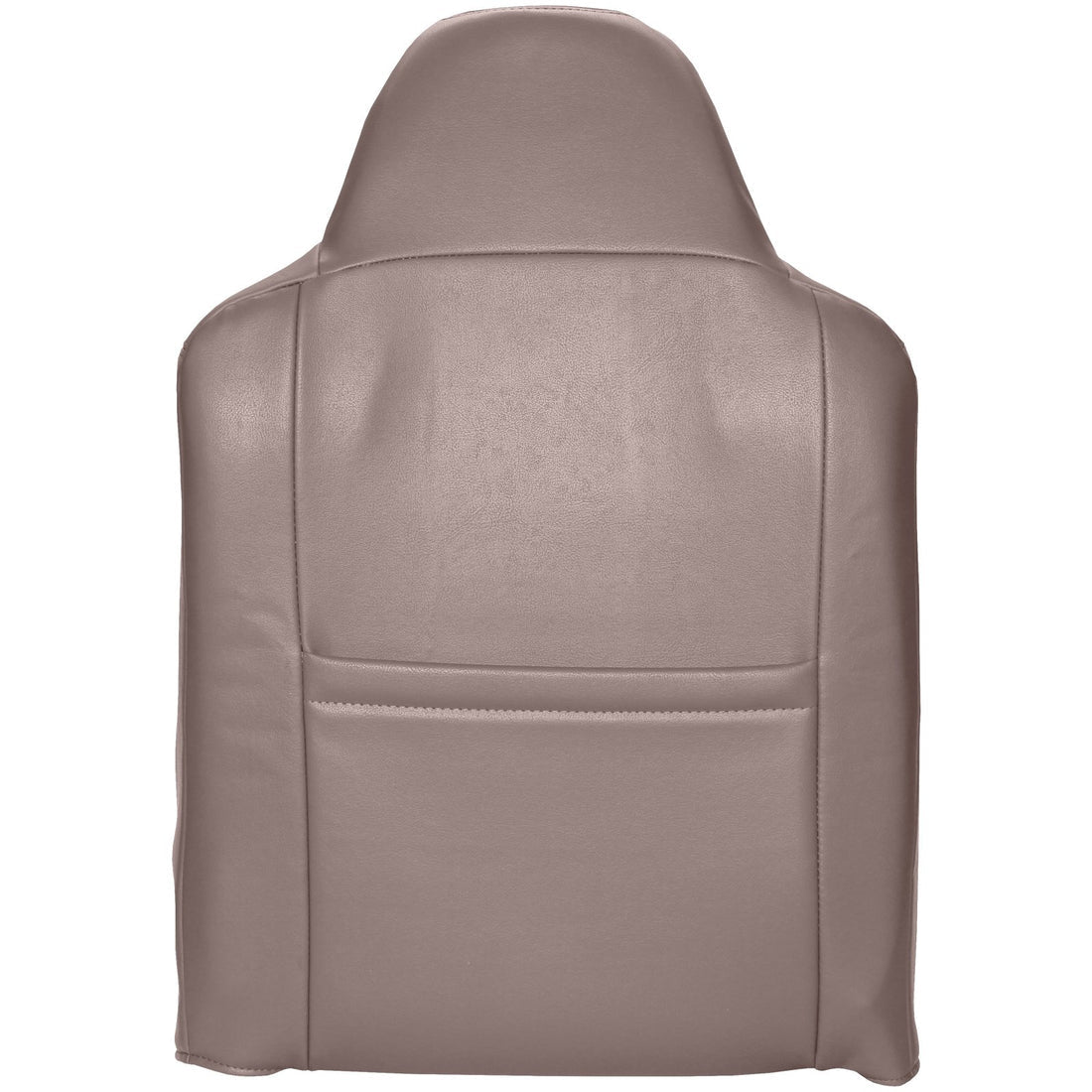 2002-2007 Crew Cab Lariat - Driver Top Cover - Medium Parchment - OEM Material Config. Leather/Vinyl with Ford Euro Perf Center Inserts - and Vinyl with Vinyl Pocket on Back