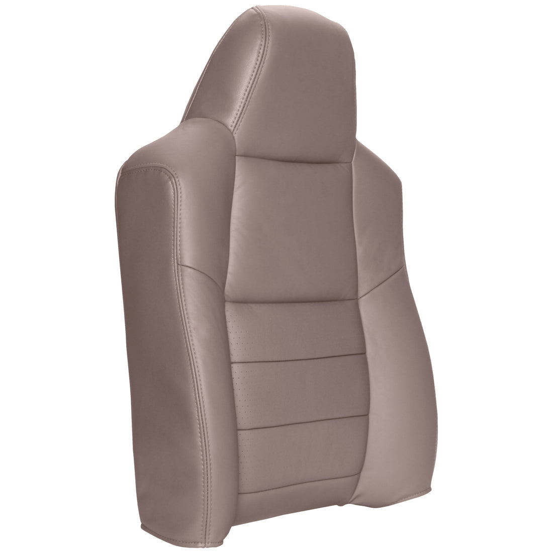 2002-2007 Crew Cab Lariat - Passenger Top Cover - Medium Parchment - OEM Material Config. Leather/Vinyl with Ford Euro Perf Center Inserts - and Vinyl with Vinyl Pocket on Back