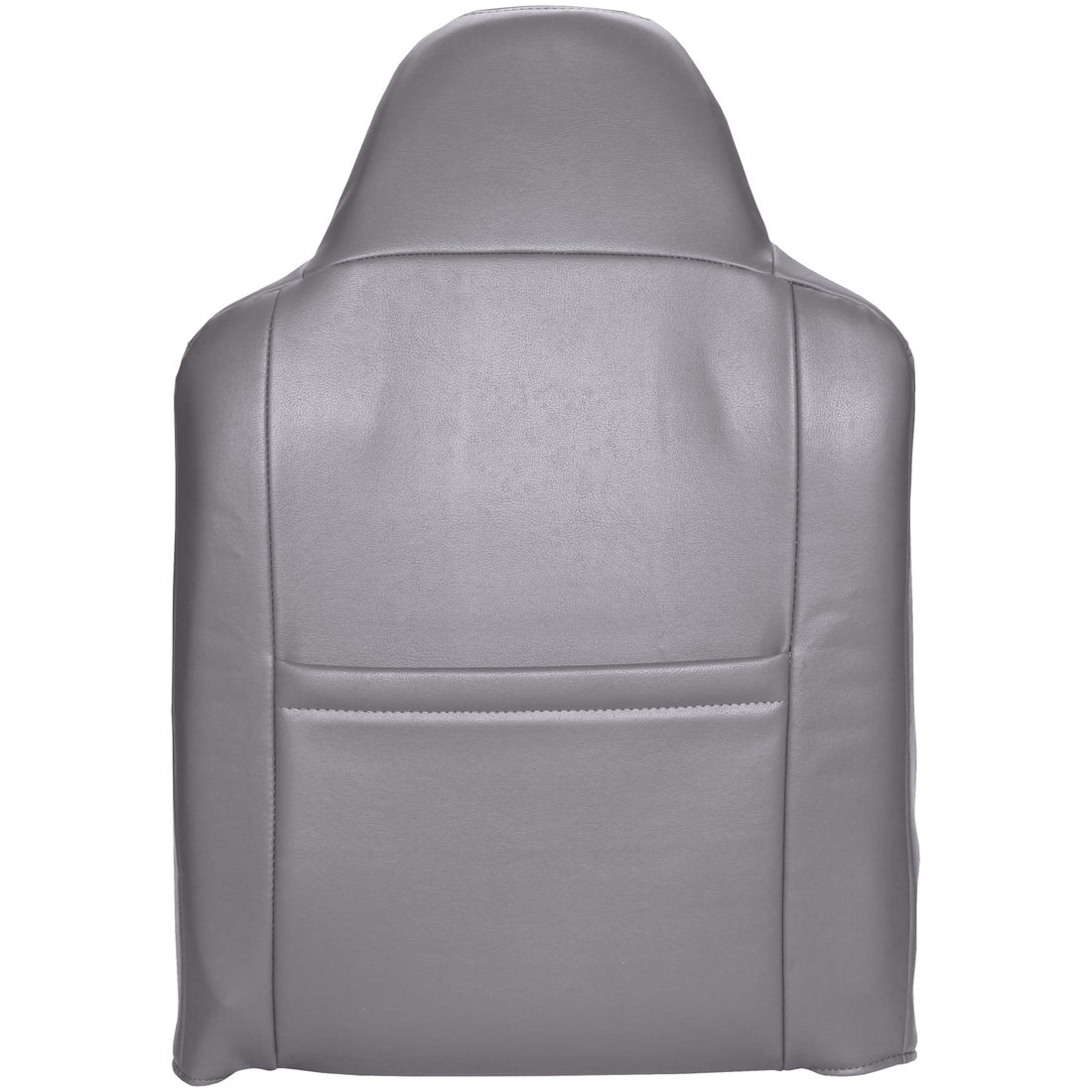 2002-2007 Crew Cab Lariat - Passenger Top Cover - Medium Flint - OEM Material Config. Leather/Vinyl with Ford Euro Perf Center Inserts - and Vinyl with Vinyl Pocket on Back