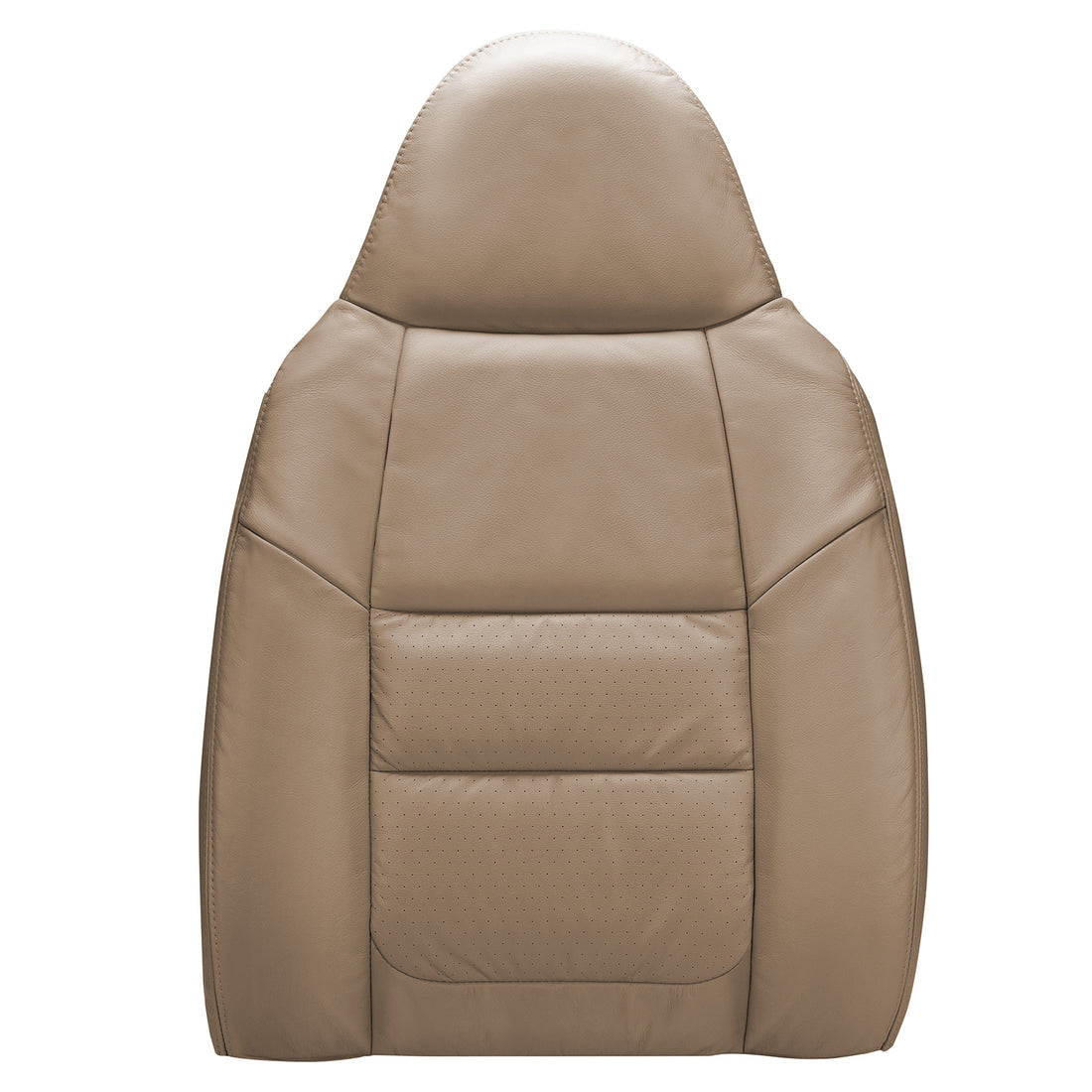 2001 Crew Cab Lariat - Driver Top Cover - Medium Parchment - Leather/Vinyl with Ford Euro Perf Center Inserts