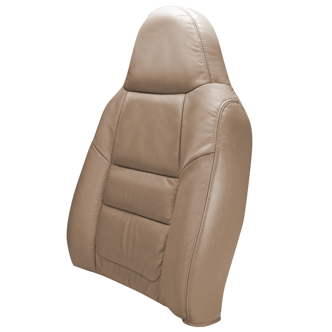 2001 Crew Cab Lariat - Driver Top Cover - Medium Parchment - Leather/Vinyl with Ford Euro Perf Center Inserts