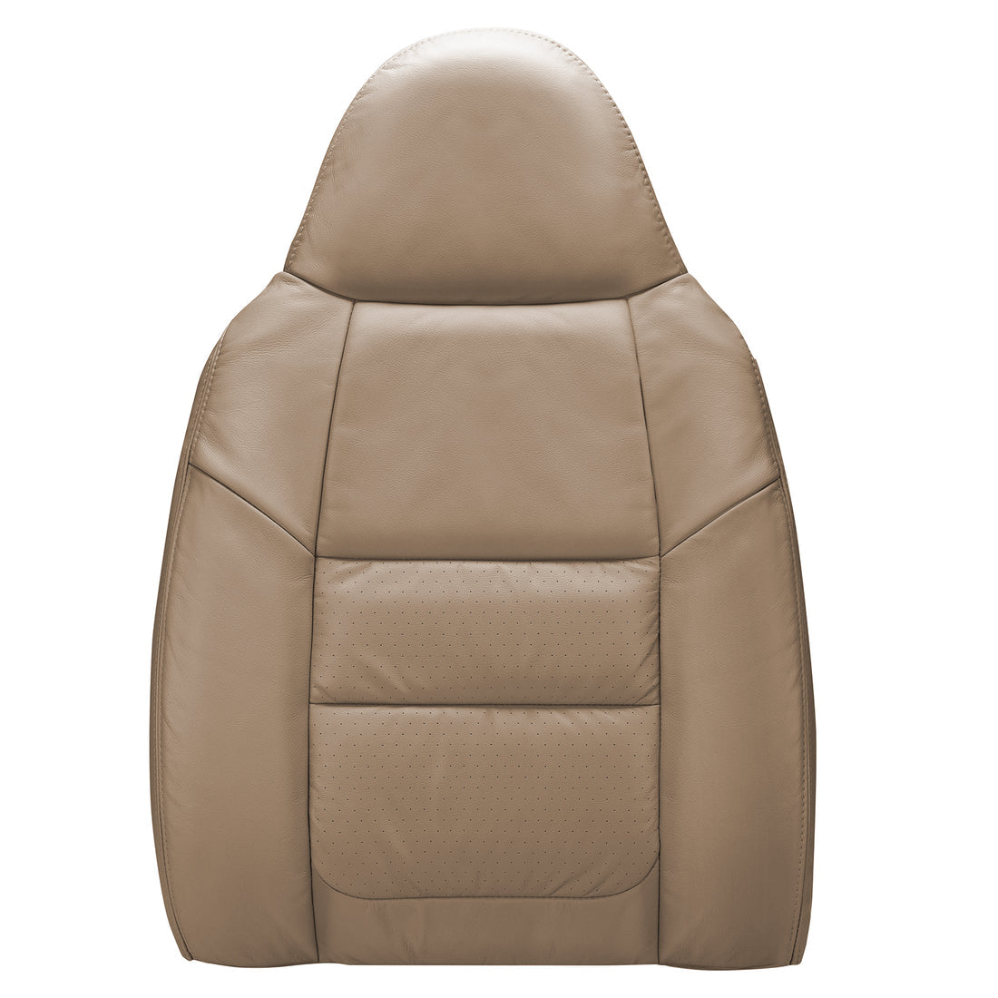 2001 Crew Cab Lariat - Passenger Top Cover - Medium Parchment -  Leather/Vinyl with Ford Euro Perf Center Inserts