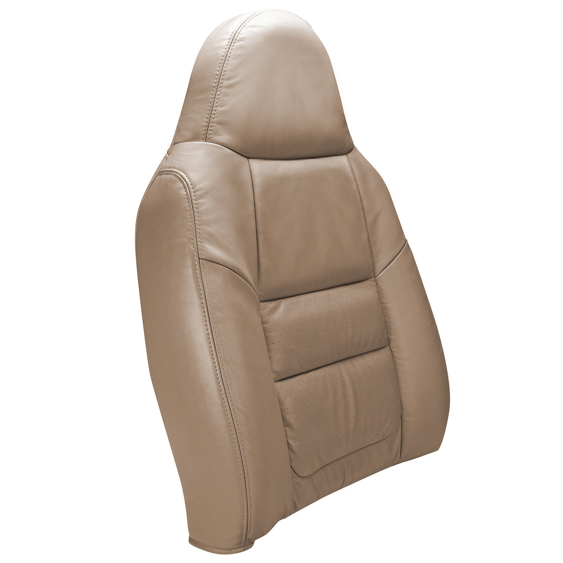 2001 Crew Cab Lariat - Passenger Top Cover - Medium Parchment -  Leather/Vinyl with Ford Euro Perf Center Inserts