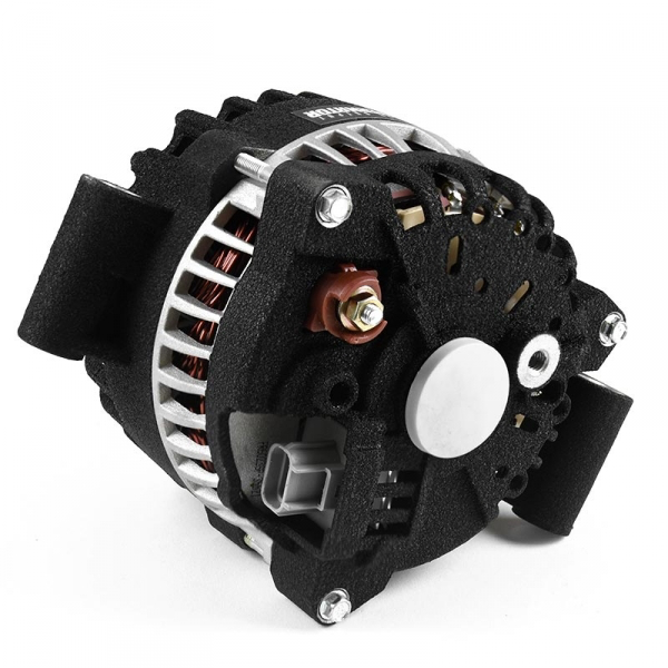 2006-2007 Ford 6.0L Powerstroke XDP Wrinkle Black HD High Output Alternator XD349