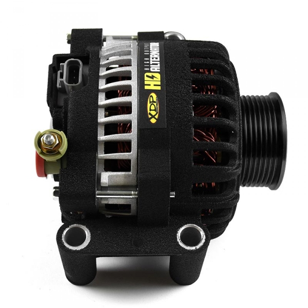 2003-2005 Ford 6.0L Powerstroke XDP Wrinkle Black HD High Output Alternator XD348