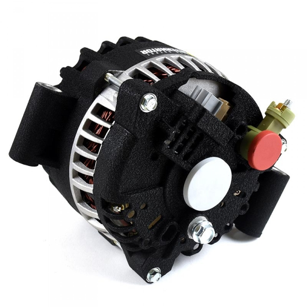 2003-2005 Ford 6.0L Powerstroke XDP Wrinkle Black HD High Output Alternator XD348