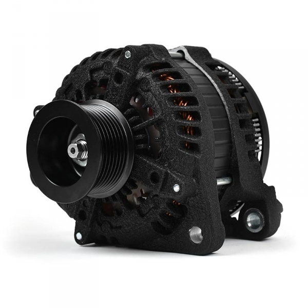 2011-2023 Ford 6.7L Powerstroke Wrinkle Black HD High Output Alternator XD352 XDP