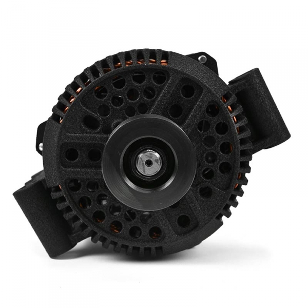 1994-1997 Ford 7.3L Powerstroke Wrinkle Black HD High Output Alternator XD357 XDP