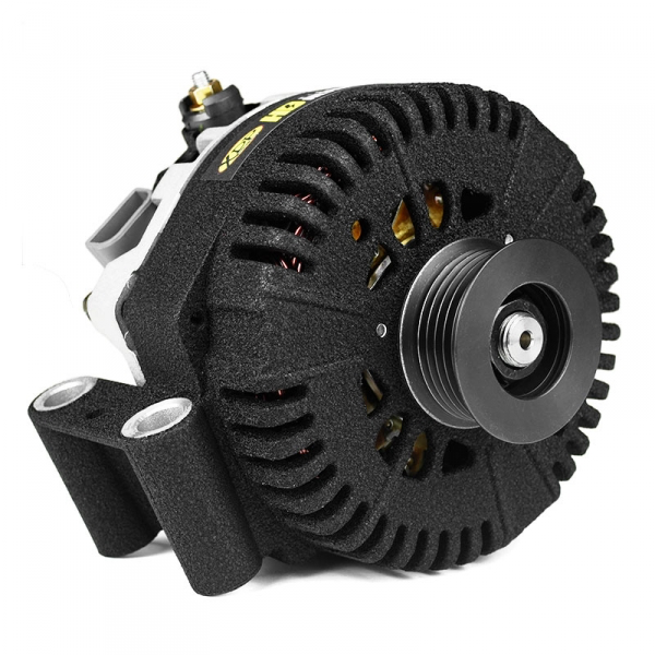 2003-2007 Ford 6.0L Powerstroke XDP Wrinkle Black HD High Output Alternator XD358 For