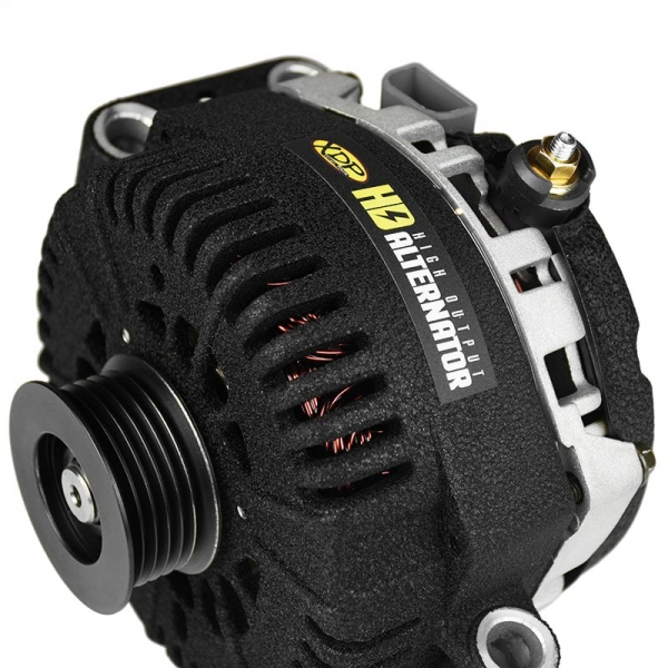 2003-2007 Ford 6.0L Powerstroke XDP Wrinkle Black HD High Output Alternator XD358 For