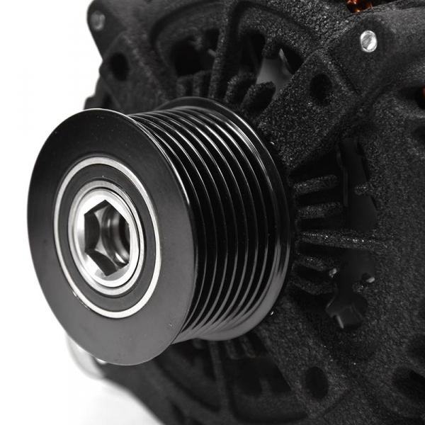 2007.5-2023 Dodge 6.7L Cummins HD High Output Alternator (New) Wrinkle Black XD354 XDP