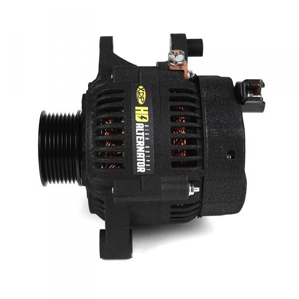 1999-2002 Dodge 5.9L Cummins HD High Output Alternator (New) Wrinkle Black XD511 For XDP