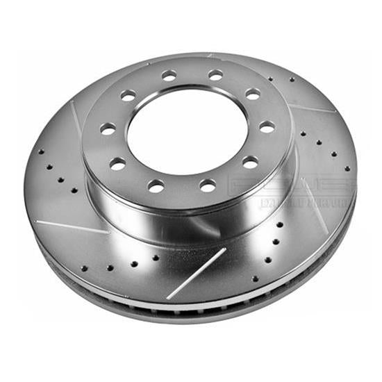 2005-2012 F-250 & F-350 SRW/DRW Power Stop Evolution Front Drilled & Slotted Rotors AR85107XPR