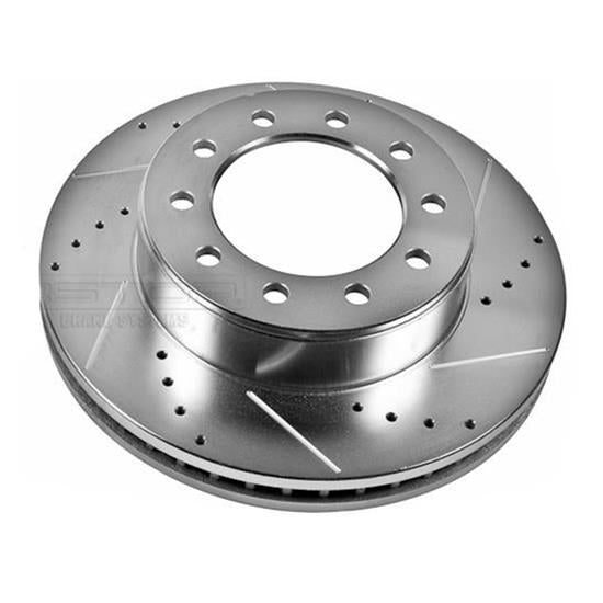 2005-2012 F-250 & F-350 SRW/DRW Power Stop Evolution Front Drilled & Slotted Rotors AR85107XPR