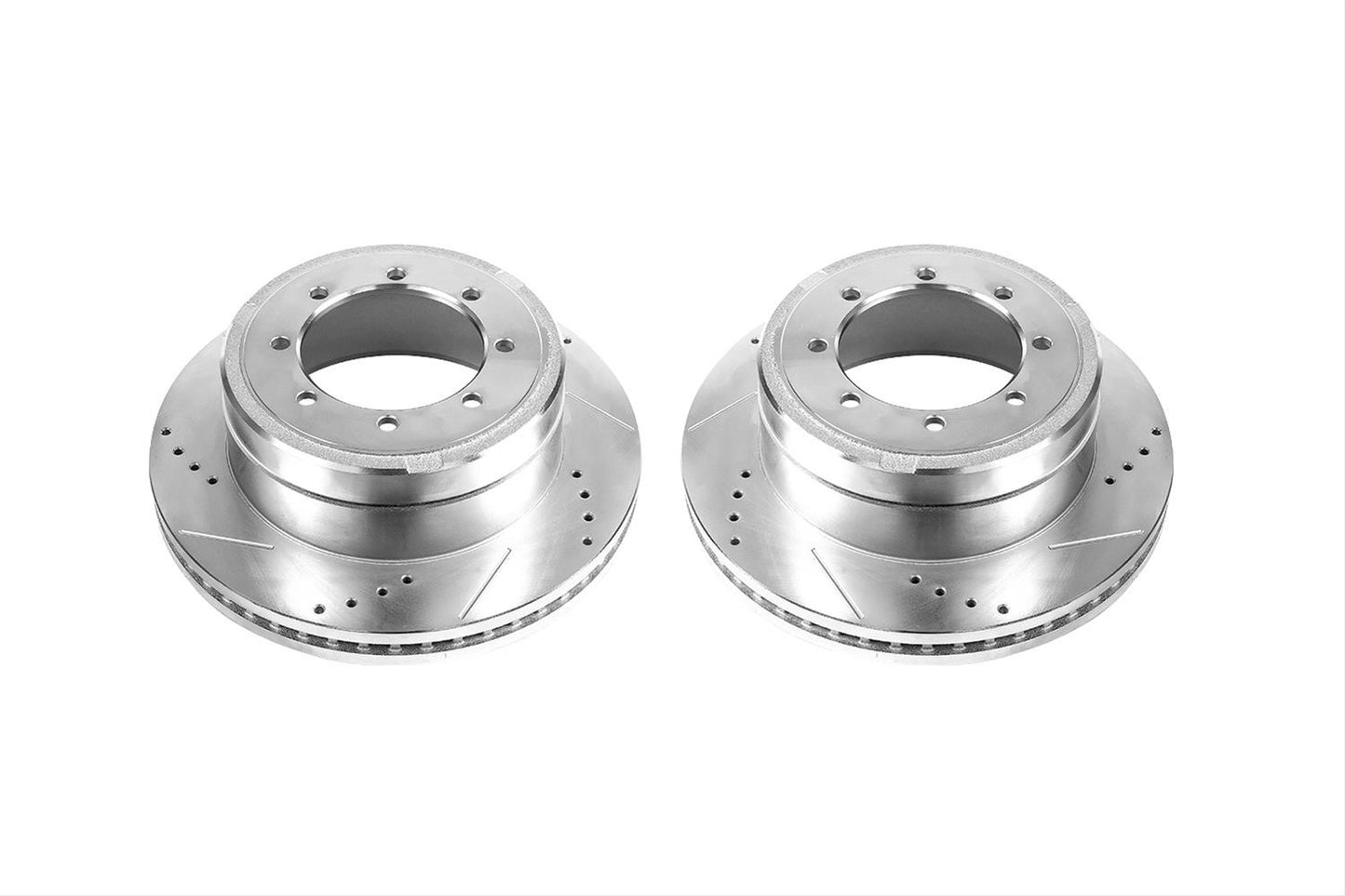 2012-2022 F350 DRW Power Stop Evolution Rear Drilled & Slotted Rotors AR85154XPR