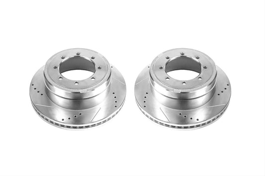 2012-2022 F350 DRW Power Stop Evolution Rear Drilled & Slotted Rotors AR85154XPR