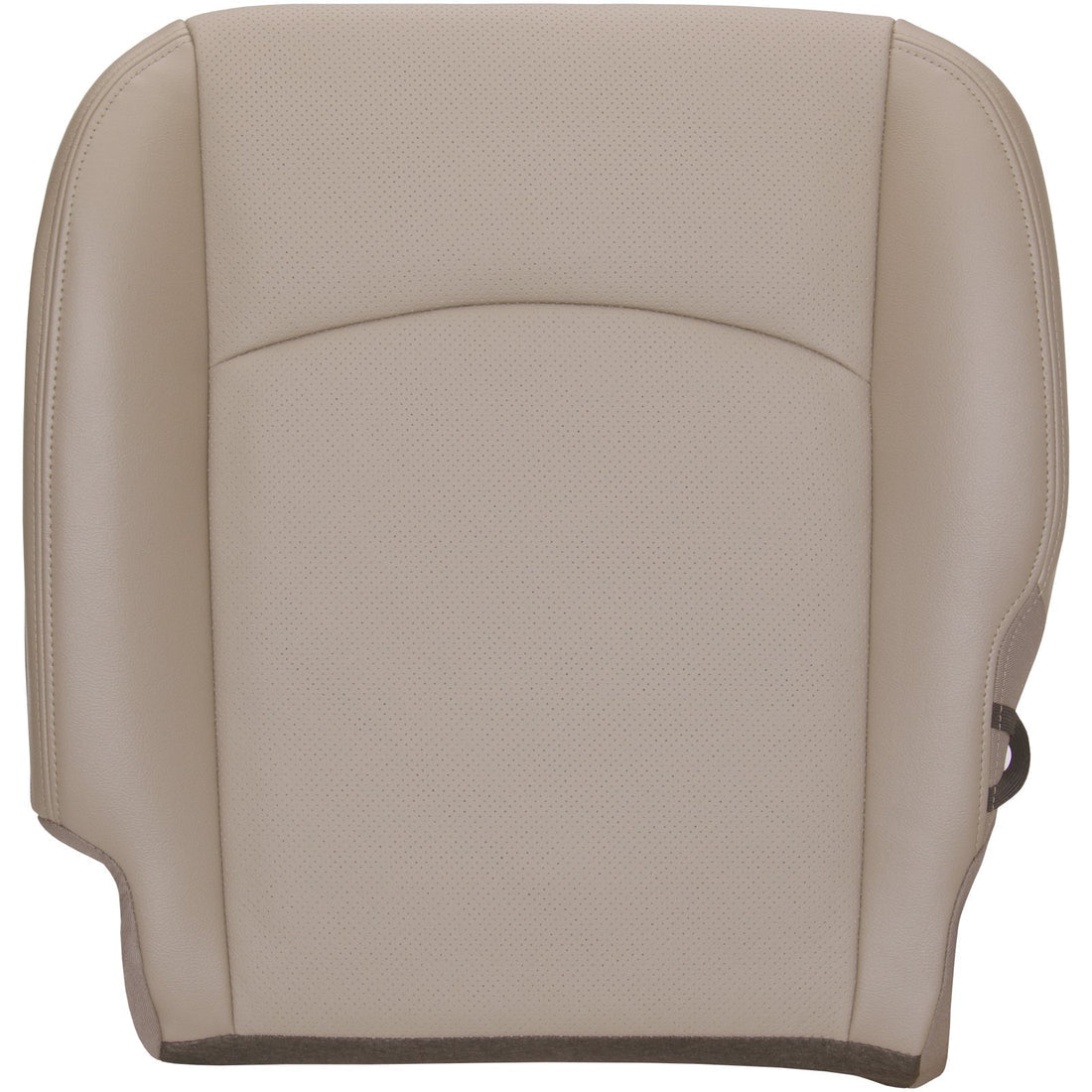 2013-2017 Ram Laramie  Driver Side Bottom Seat Cover  Light Frost Beige Leather/Vinyl