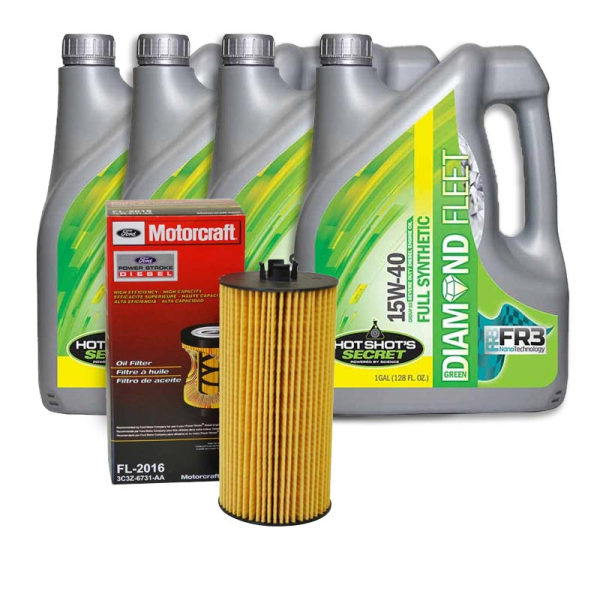 2003-2007 6.0 Powerstroke Hot Shot Oil & Fuel Maintence Kit Motorcraft Oil Filter