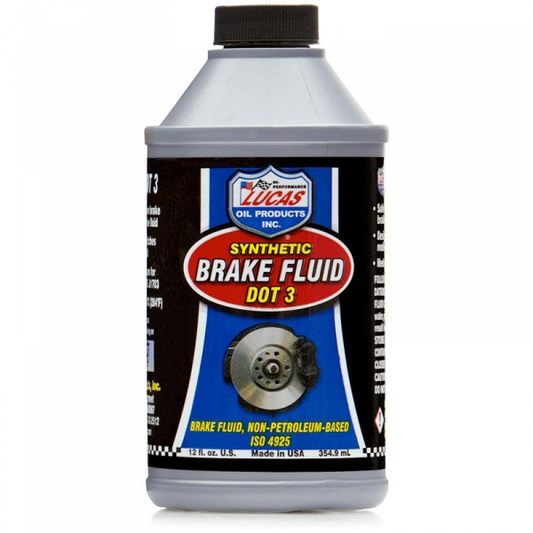 Lucas DOT 3 Synthetic Brake Fluid 12oz 10825