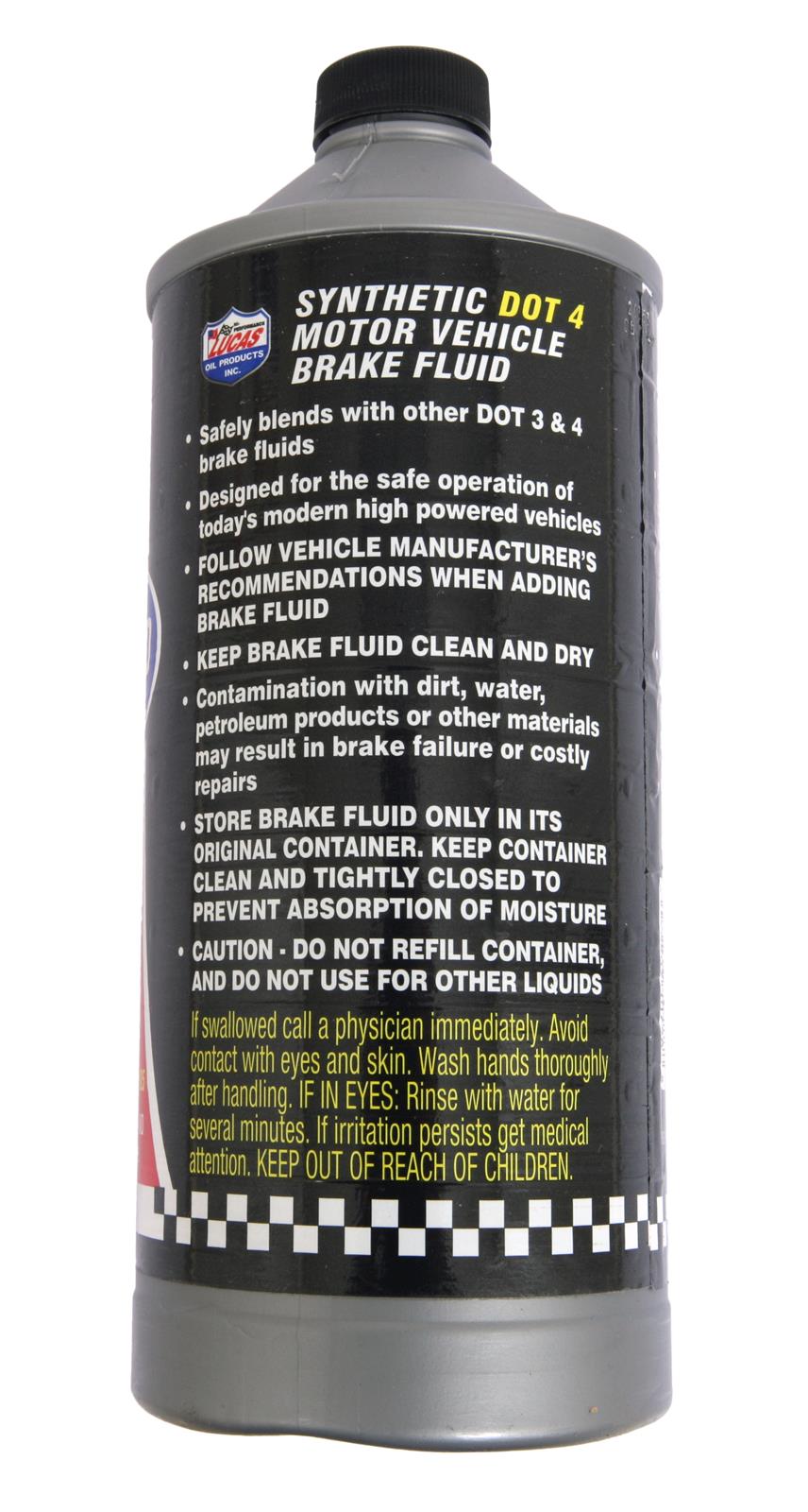 Lucas DOT 4 Brake Fluid 32oz 10788-6-1