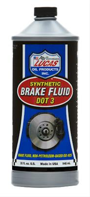 Lucas DOT 3 Brake Fluid 32oz 10826-1