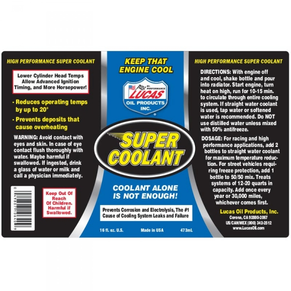 Lucas Super Coolant Additive 10640