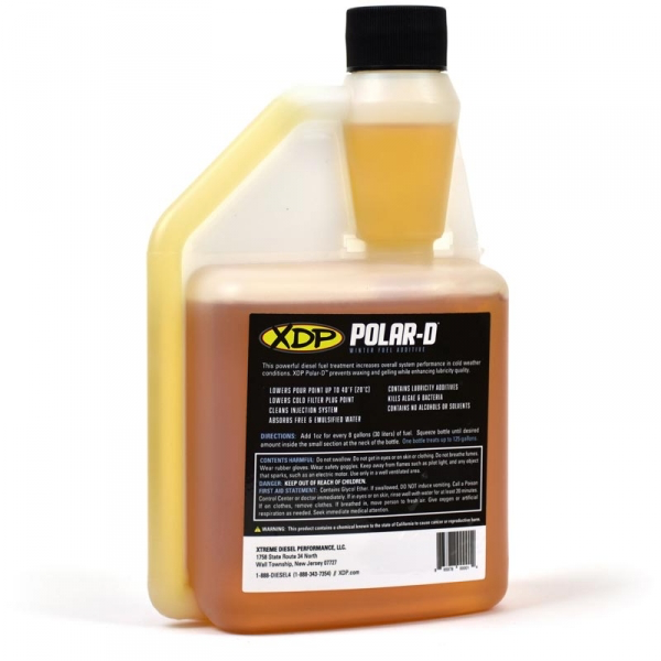 Diesel Fuel Additive Polar-D Winter Formula All Diesel Engines 16 Oz Bottle Treats 125 Gallons XDP