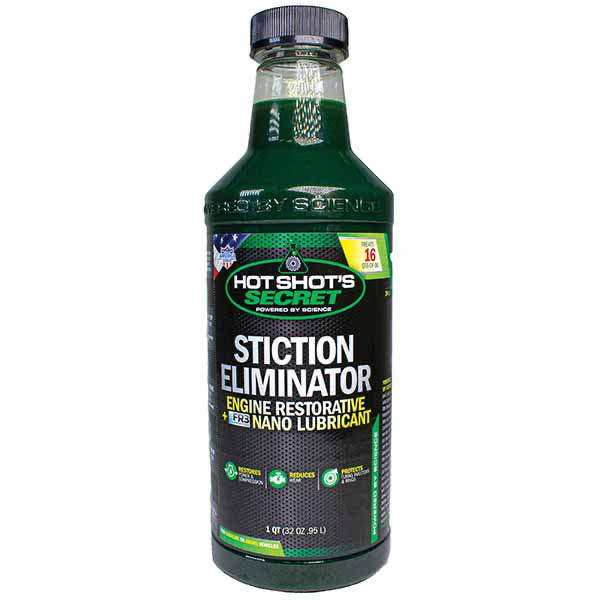 Hot Shot’s Secret Stiction Eliminator Oil Additive 32oz HSS32Z