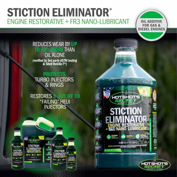 Hot Shot's Secret Stiction Eliminator Oil Additive 16oz HSS16Z