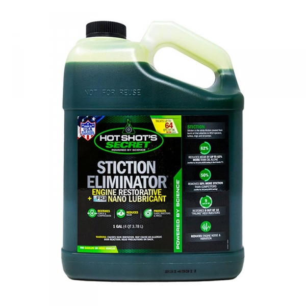 Hot Shot's Secret Stiction Eliminator Oil Additive 1 Gallon HSS01G