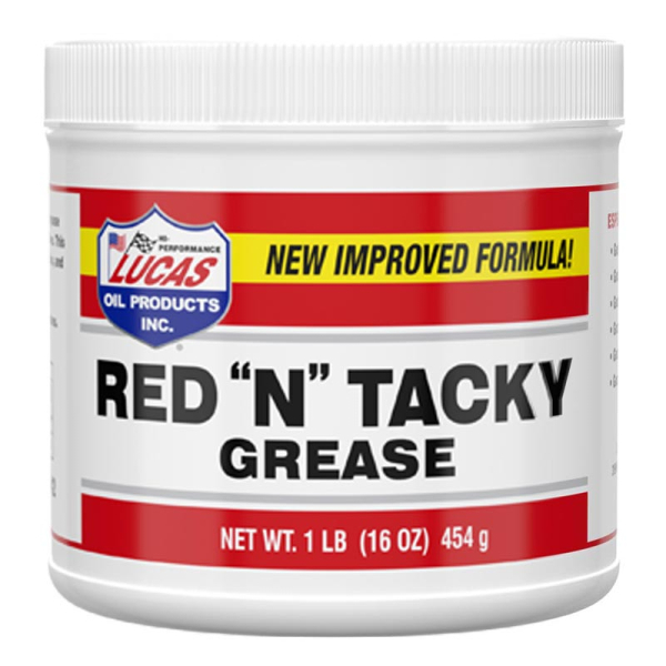 Lucas Oil Red "N" Tacky Grease 10574 16oz Tub