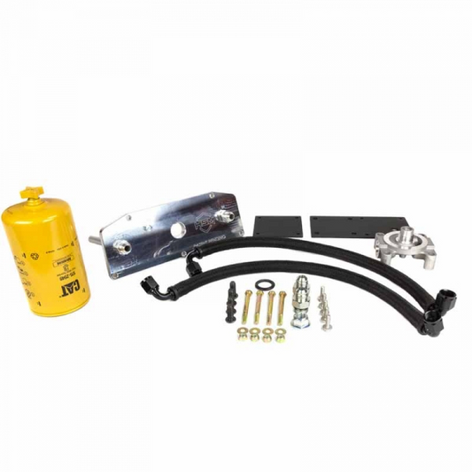 2023-2024 6.7 Powerstroke H&S Motorsports Lower Fuel Filter Upgrade Kit (Crew Cab Long Bed) 121011