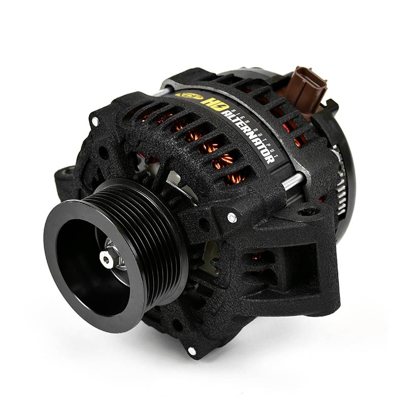 2008-2010 Ford 6.4L Powerstroke Wrinkle Black HD High Output Alternator XD353 XDP