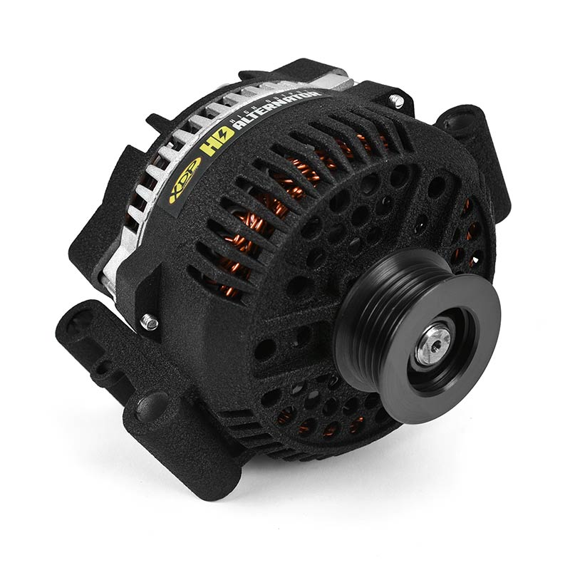 1994-1997 Ford 7.3L Powerstroke Wrinkle Black HD High Output Alternator XD357 XDP