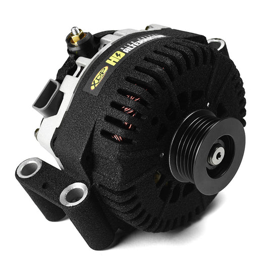 2003-2007 Ford 6.0L Powerstroke XDP Wrinkle Black HD High Output Alternator XD358 For