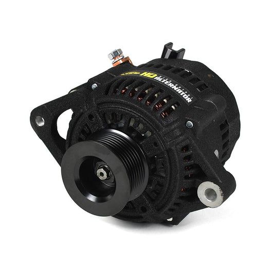 1999-2002 Dodge 5.9L Cummins HD High Output Alternator (New) Wrinkle Black XD511 For XDP