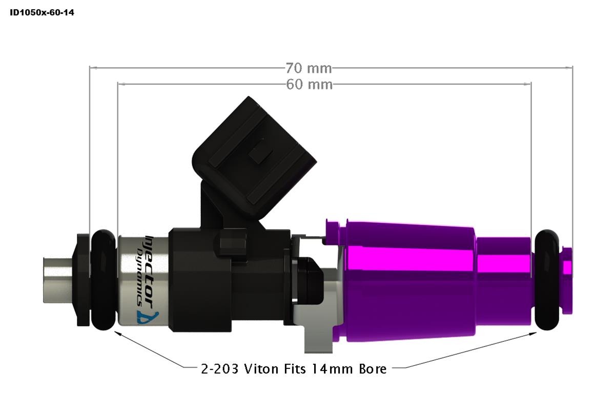 1986-2010 Mustang Injector Dynamics ID1050x Fuel Injectors