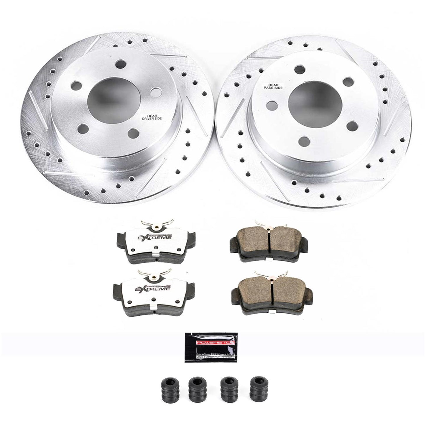 1994-2004 Mustang Power Stop Z26 Street Warrior Rear Brake Upgrade Kit